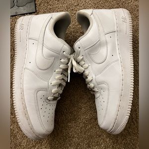 Nike Air Force 1 size 10.5 for men color white